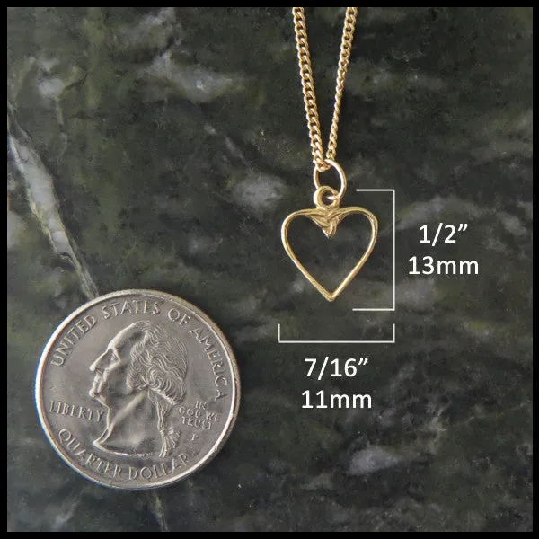Colleen's Heart Pendant and Earring Set