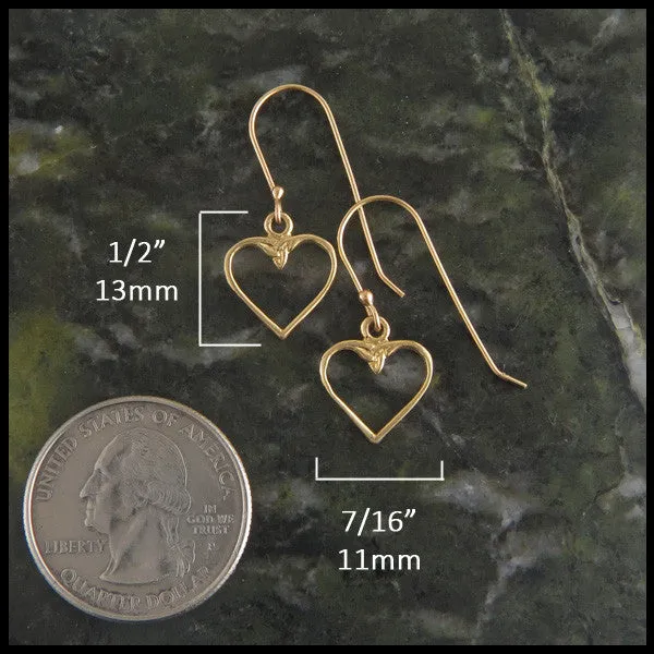 Colleen's Heart Pendant and Earring Set