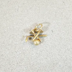 Complete Golf Kit Charm in 14k Gold