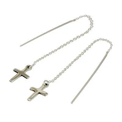 Cross Threader Earrings
