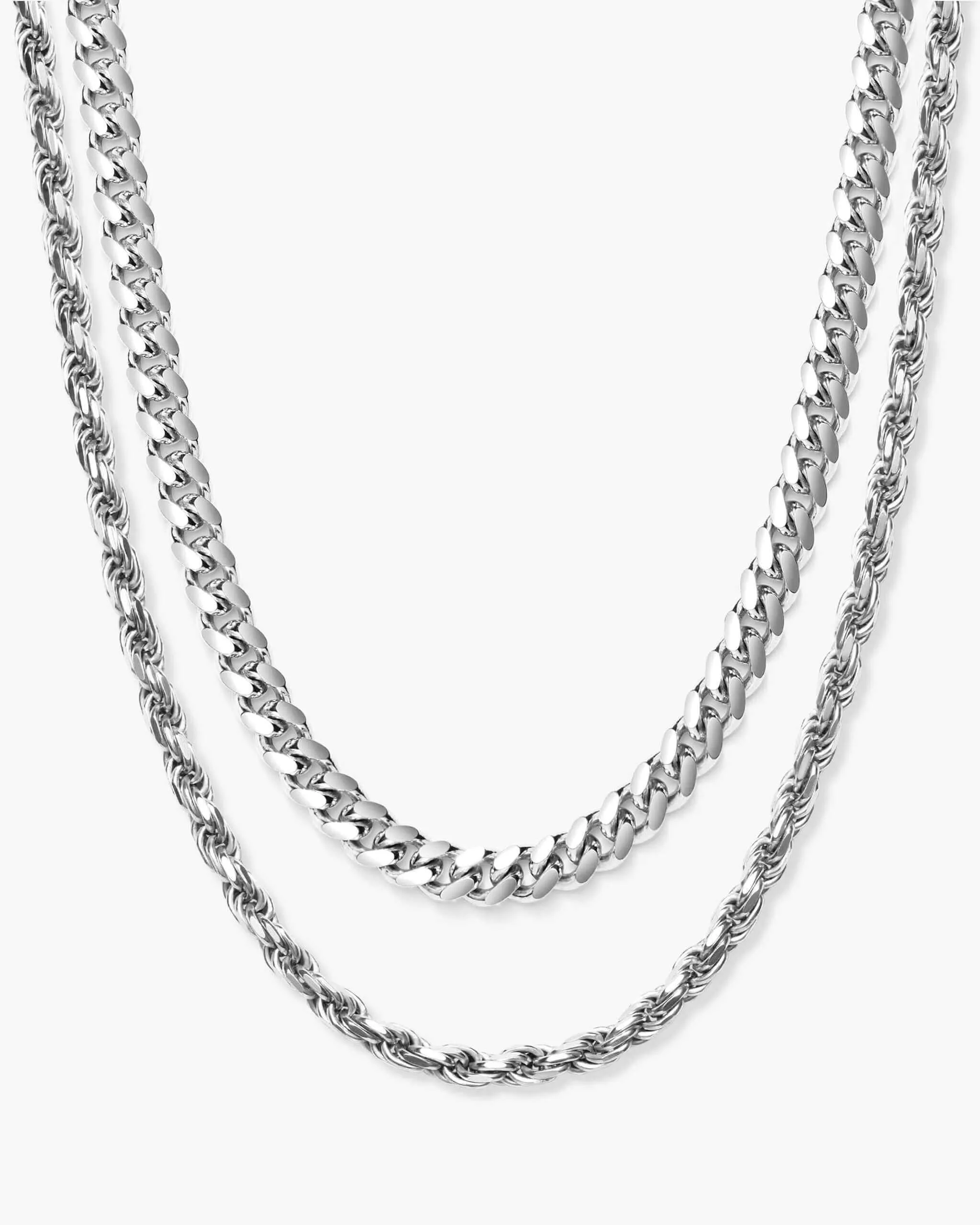 Cuban   Rope Chain Stack