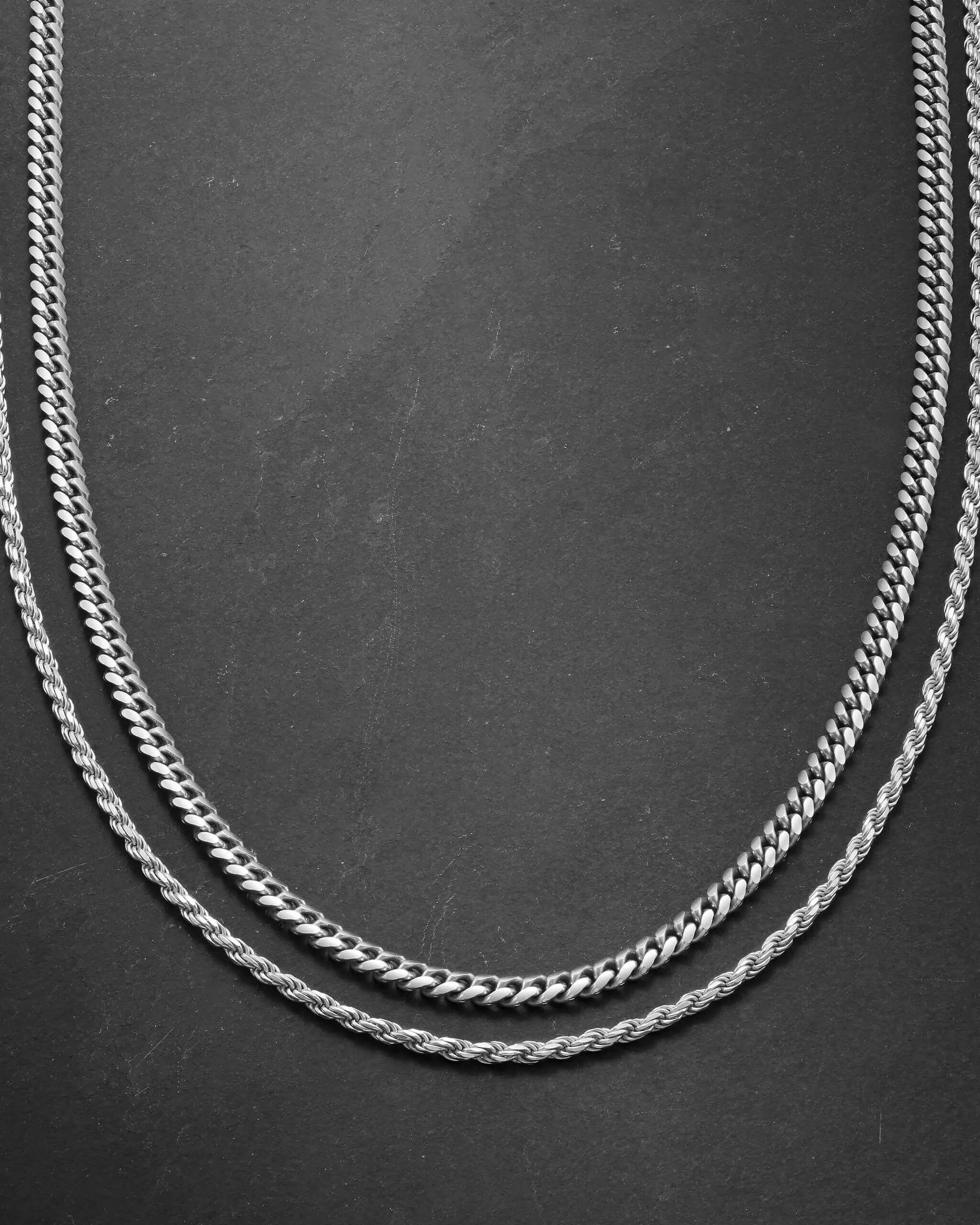 Cuban   Rope Chain Stack
