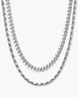 Cuban   Rope Chain Stack