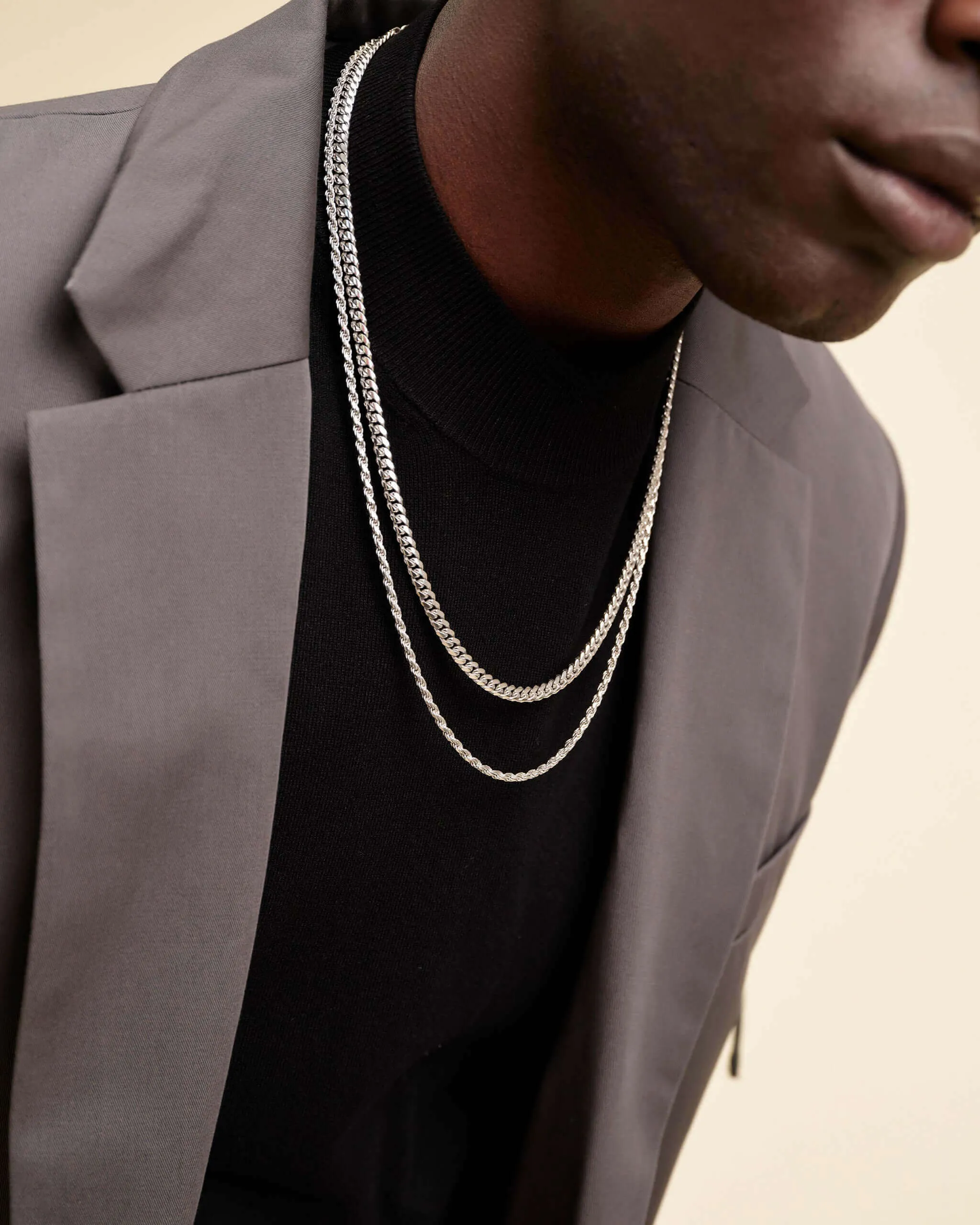 Cuban   Rope Chain Stack