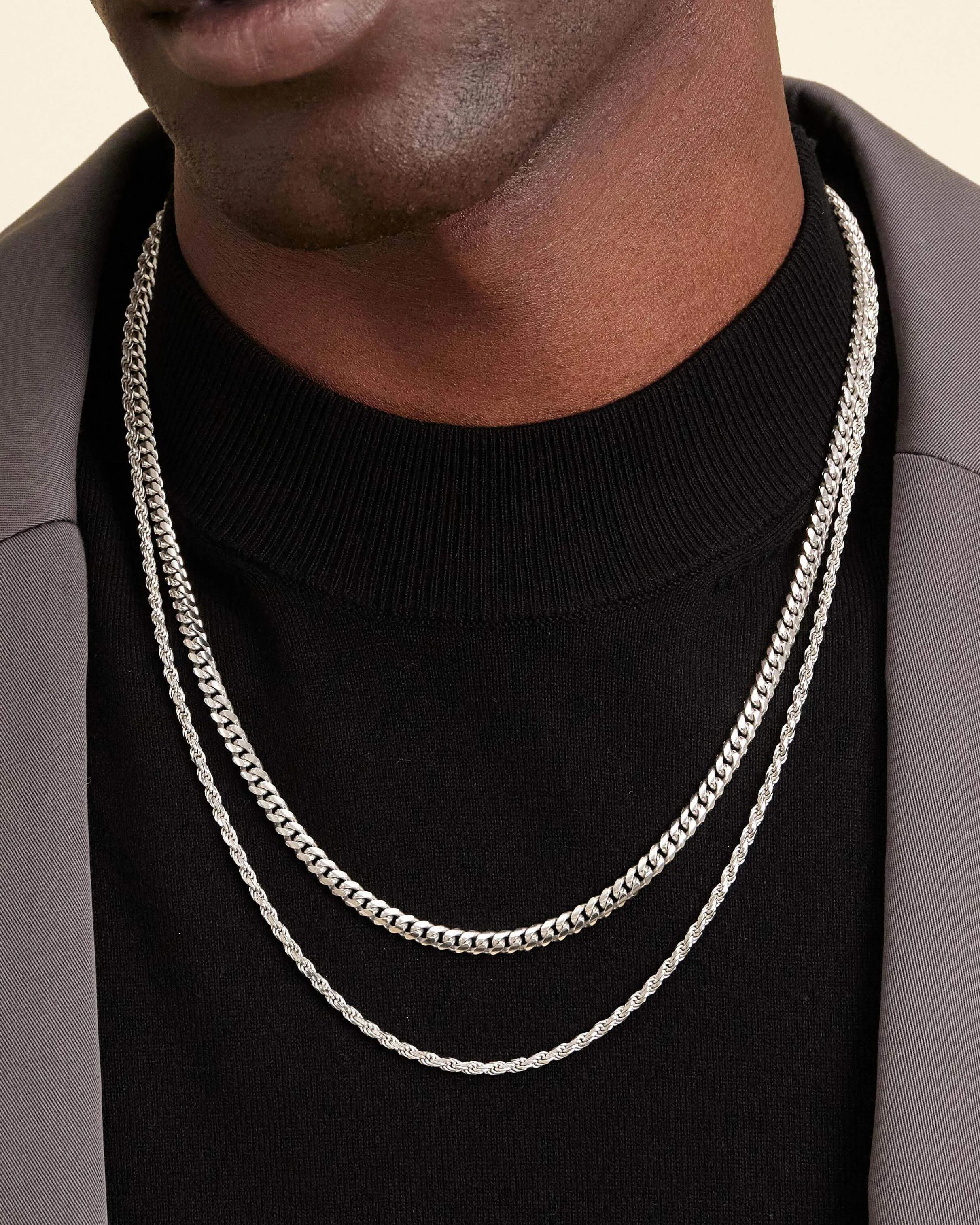Cuban   Rope Chain Stack