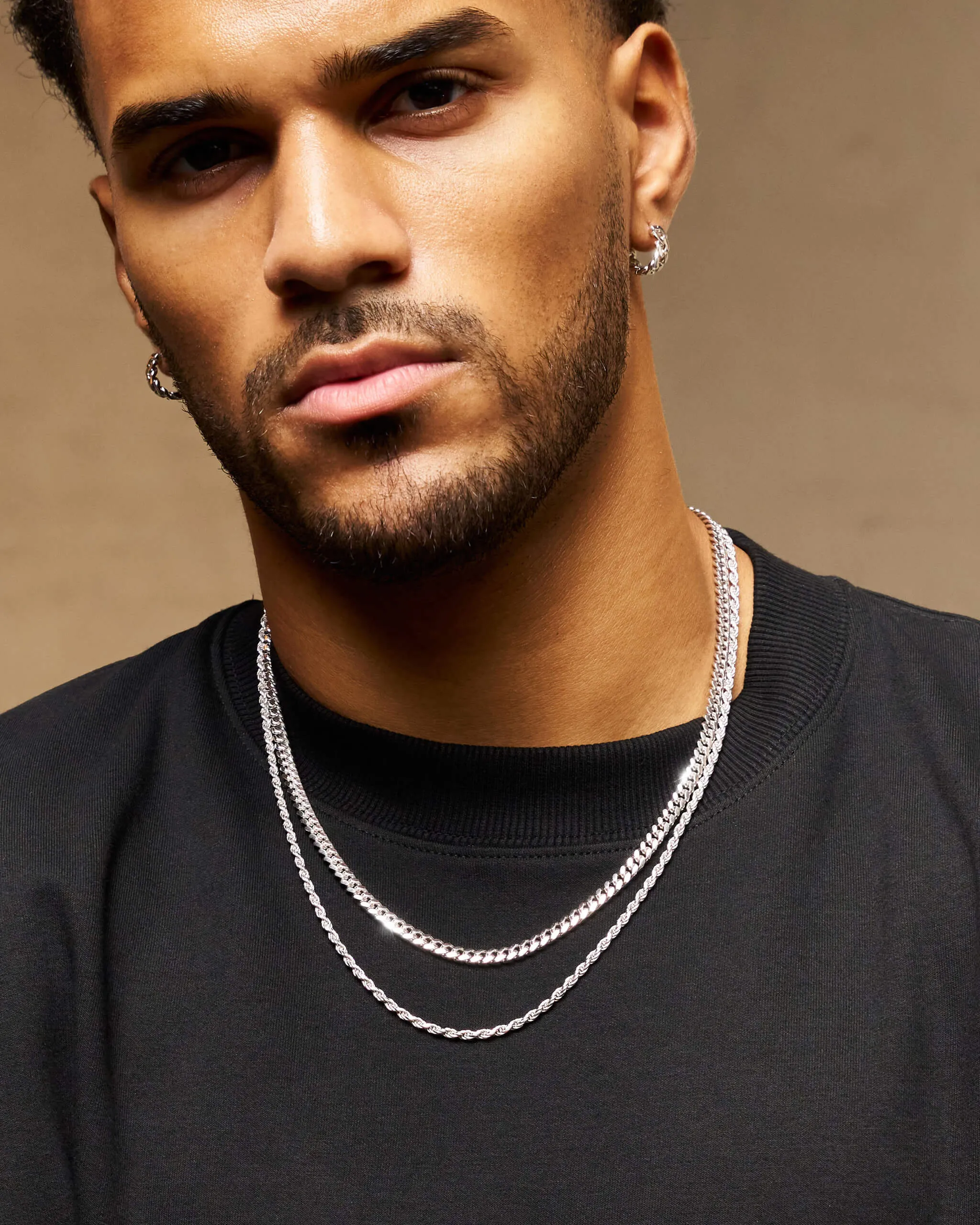 Cuban   Rope Chain Stack