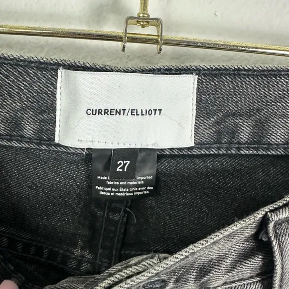 Current/Elliott The Vintage Cropped Slim Jean in Faulkner Size 27