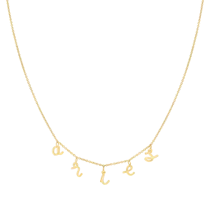 Custom Mini Letter Necklace