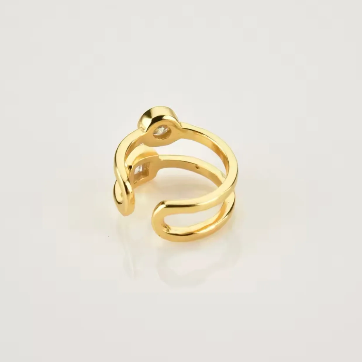Cz Geometric Ear Cuff