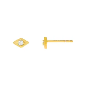 CZ Mini Evil Eye Stud Earring