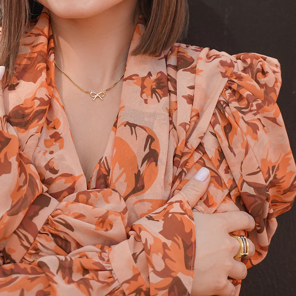 Dainty Bow Necklace