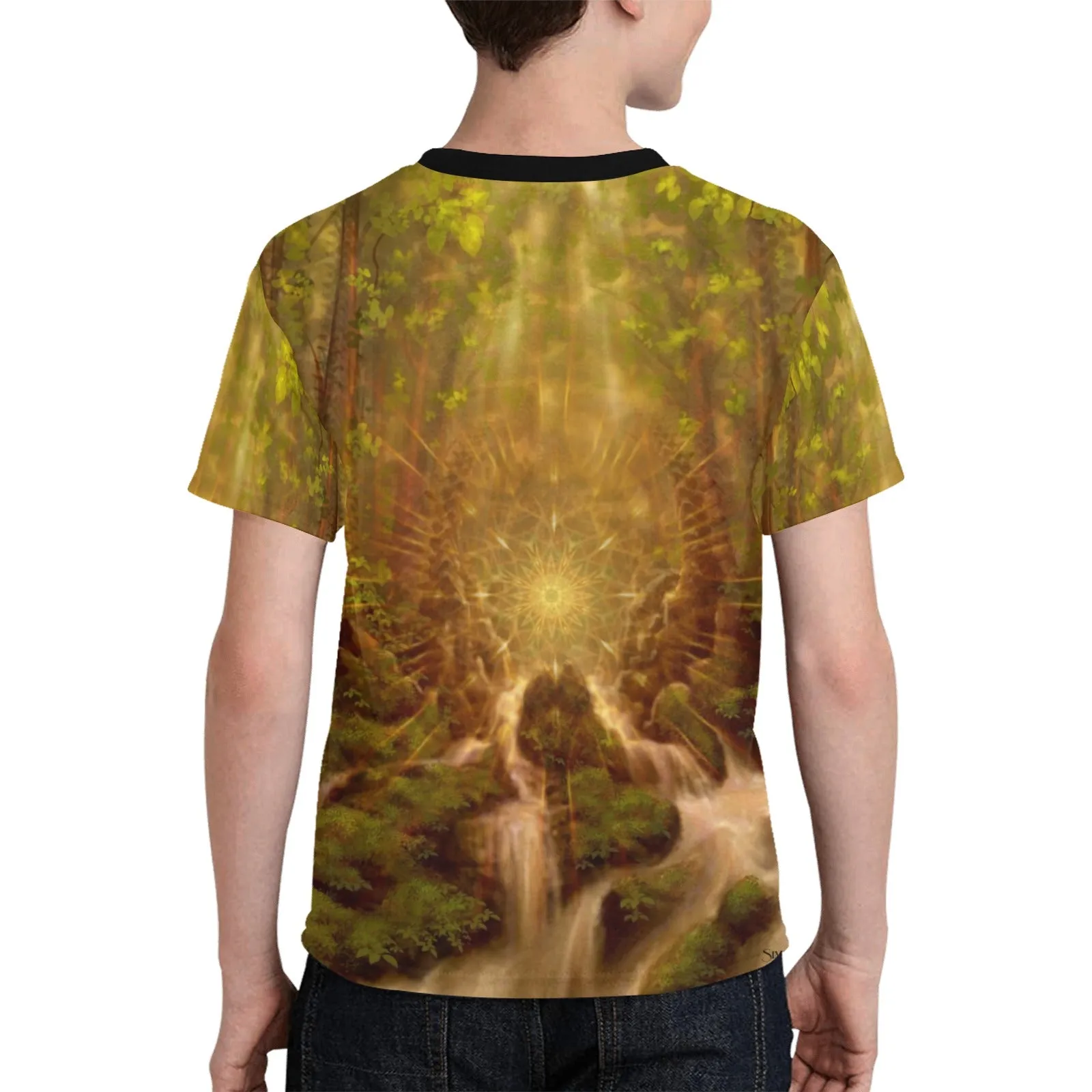 Divine Encounter Kids T-shirt AOP