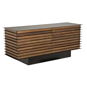 Elevation Sideboard, Dark Walnut and Steel