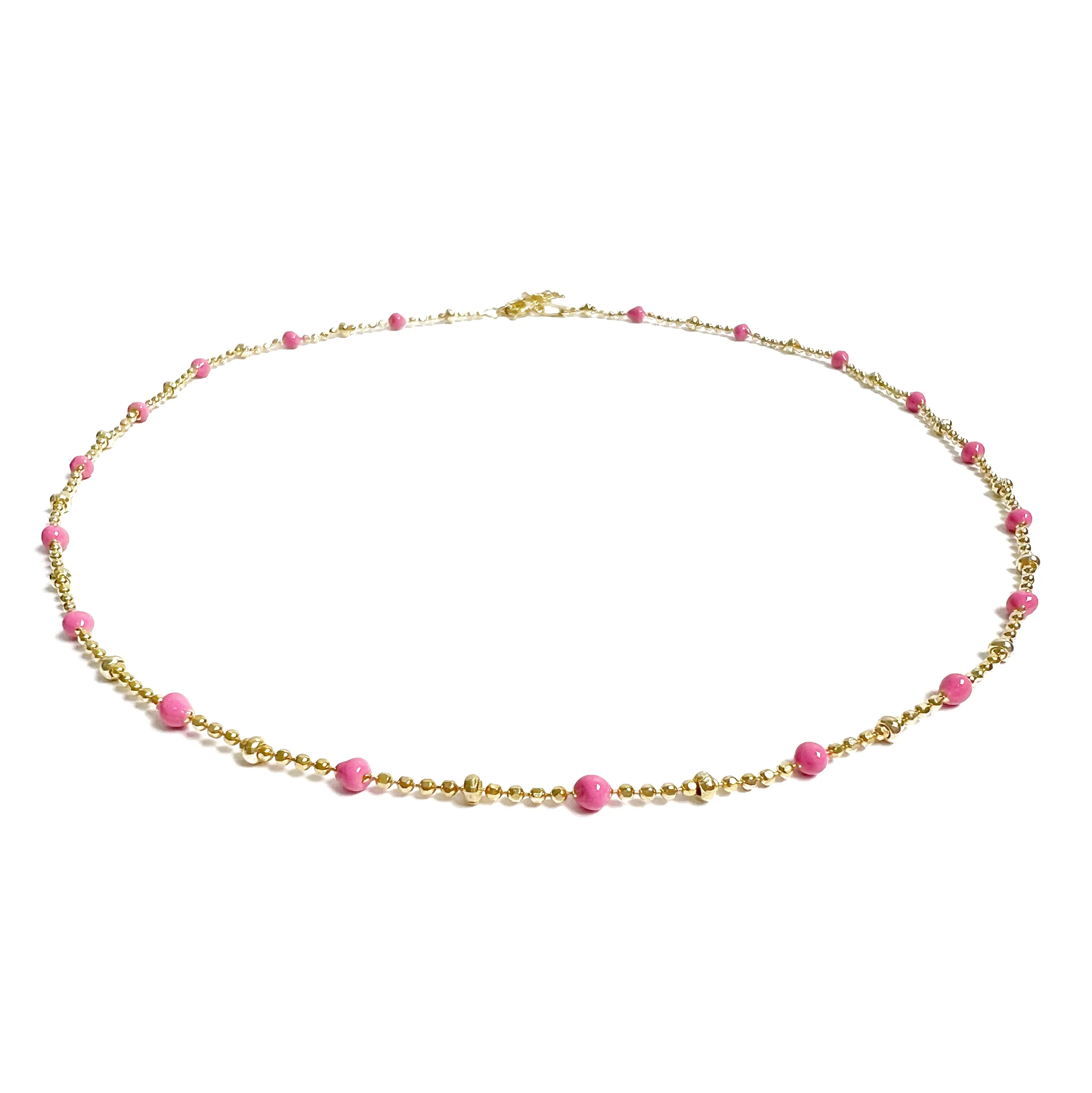Enamel Color Dainty Necklaces