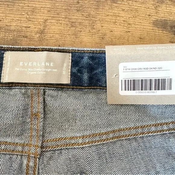 Everlane The Curvy '90s Cheeky Straight Jean Size 32 Crop (26.5” inseam)
