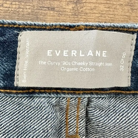 Everlane The Curvy '90s Cheeky Straight Jean Size 32 Crop (26.5” inseam)