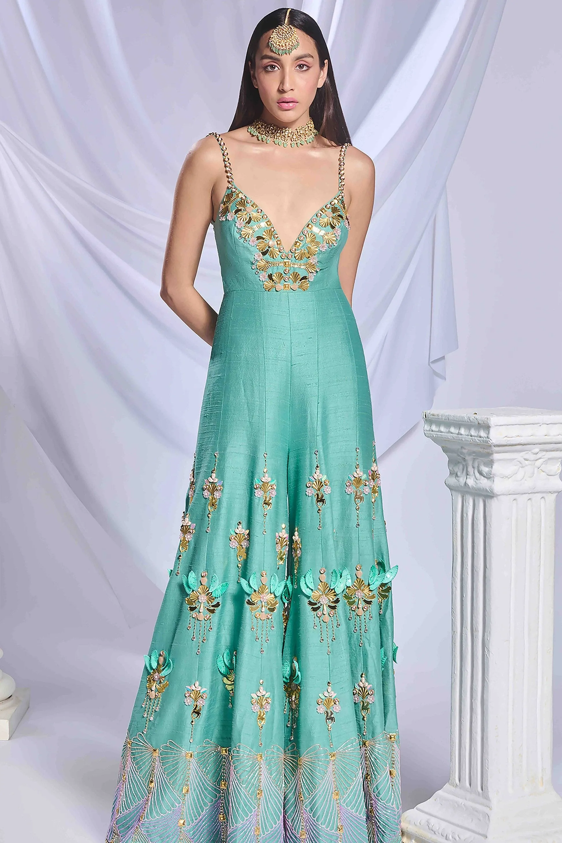 Fairy Teal Jumpsuit