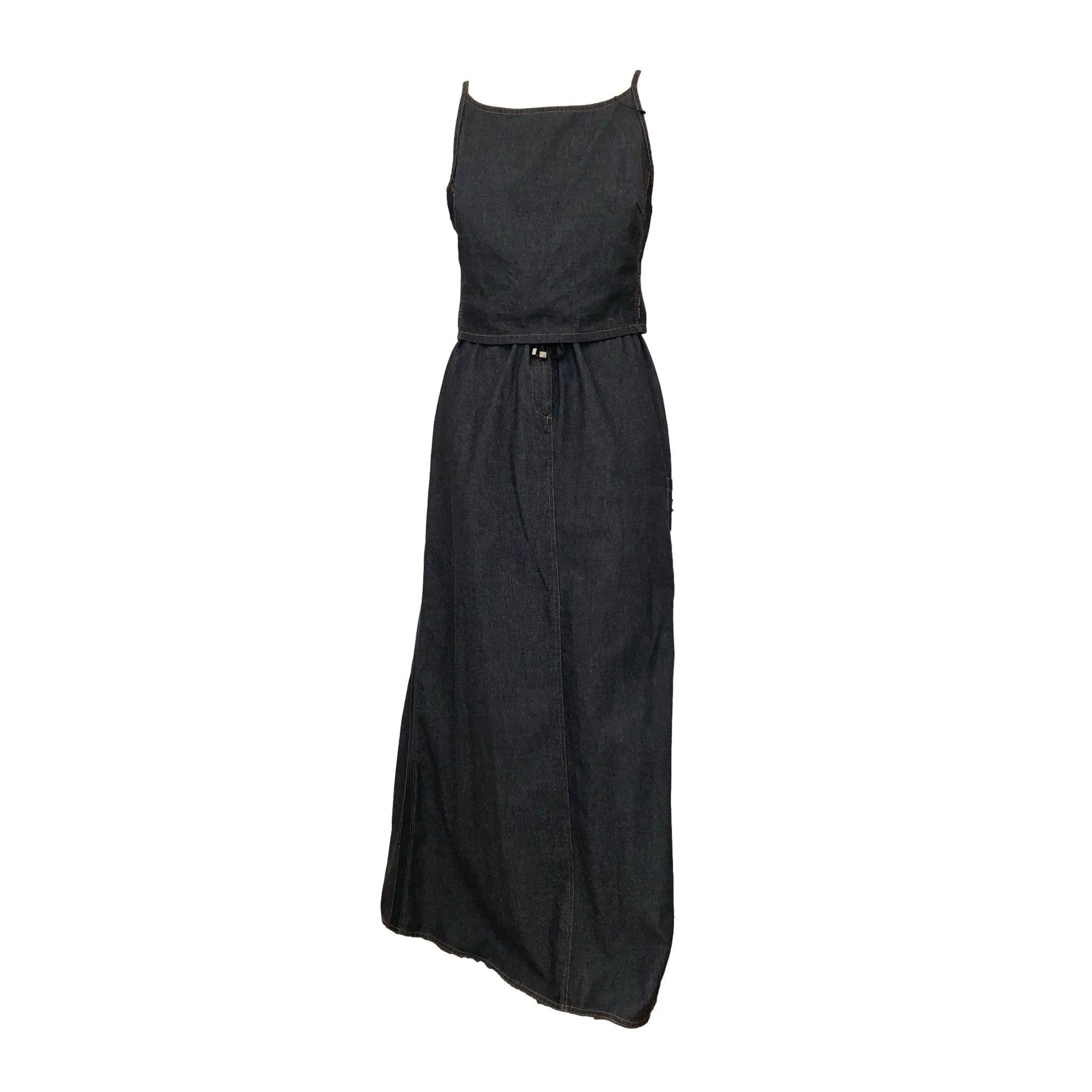 Fendi Black Denim Logo Set