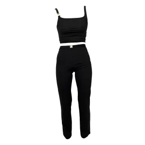 Fendi Black Logo Stretch Set