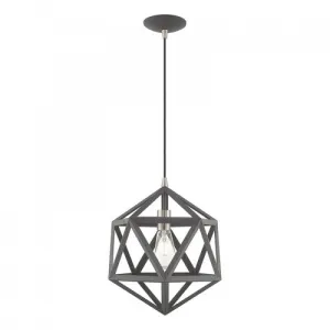 GEOMETRIC 1 LIGHT MINI PENDANT, SCANDINAVIAN GRAY