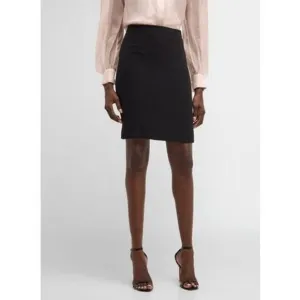 Giorgio Armani Vintage Black Pencil Skirt with Pockets 100% Rayon - 40 IT / 4US