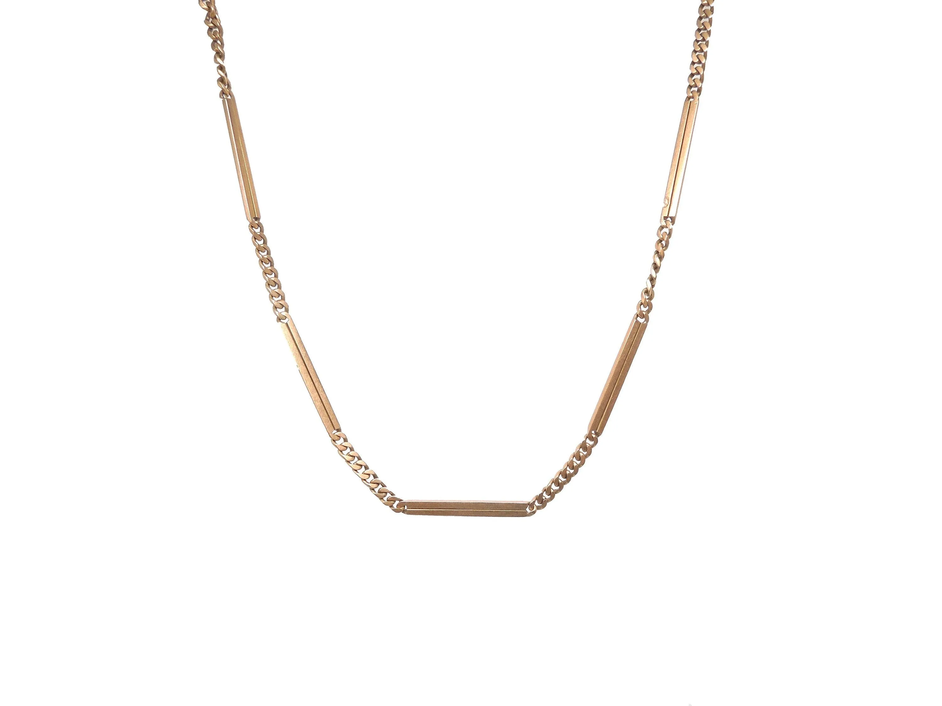 Gold Filled Victorian Style Watch Fob Chain