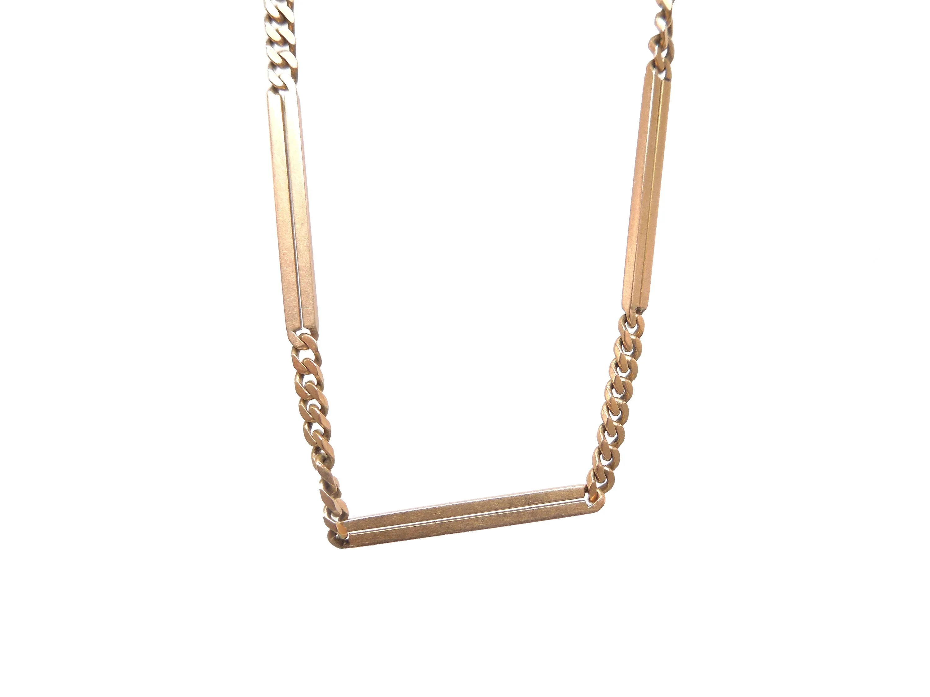 Gold Filled Victorian Style Watch Fob Chain