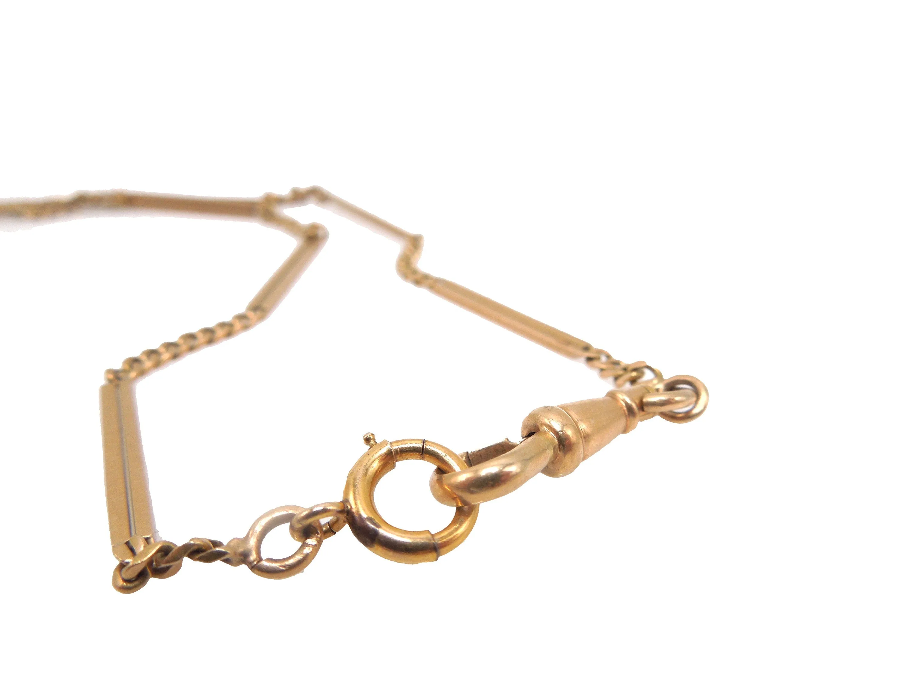 Gold Filled Victorian Style Watch Fob Chain