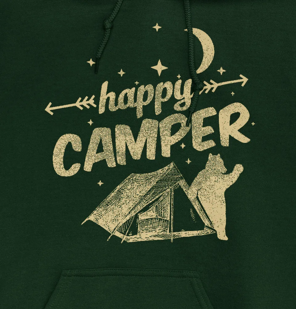 HAPPY CAMPER Unisex forest Hoodie