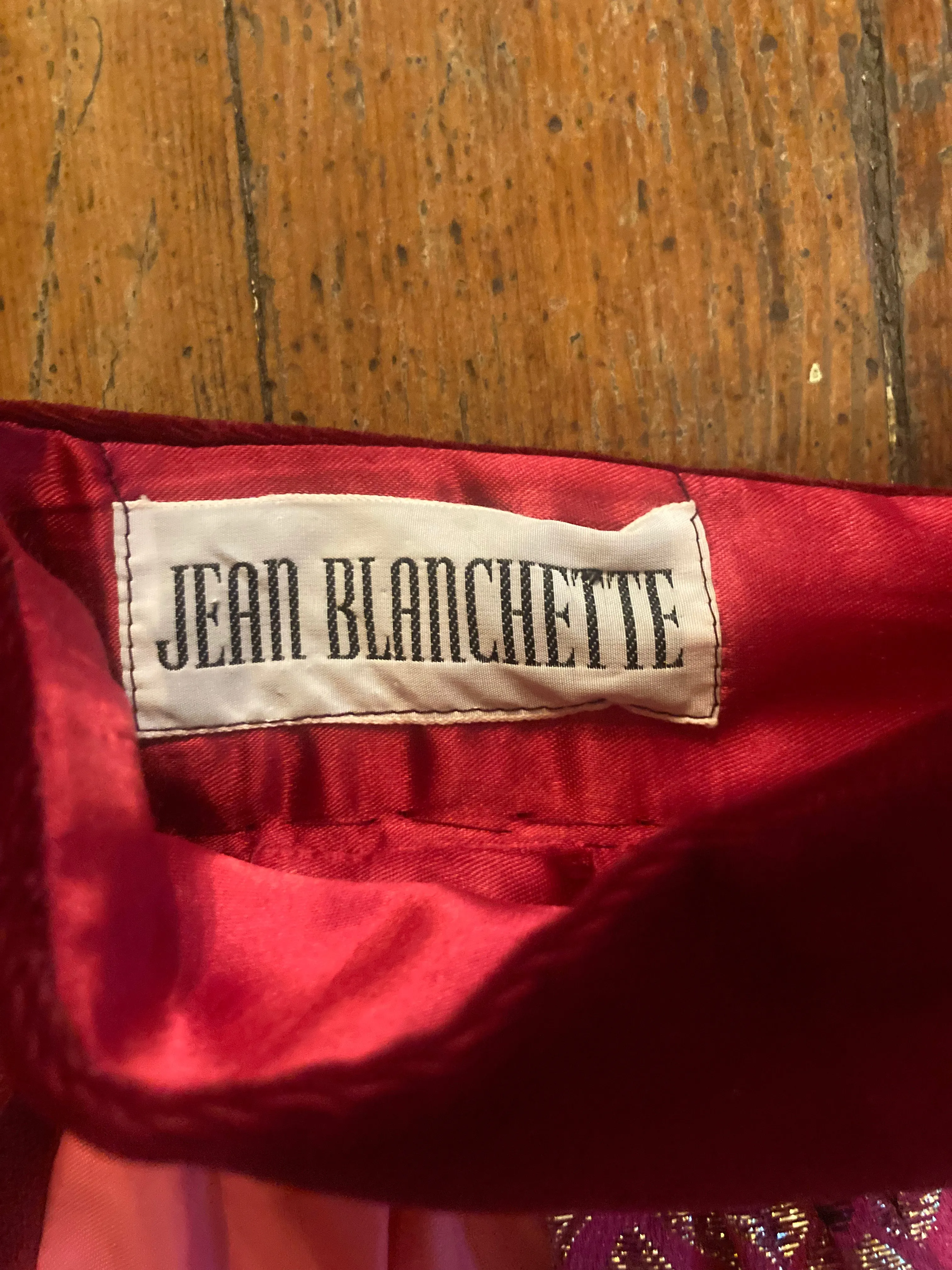Jean Blanchette Patchwork Skirt