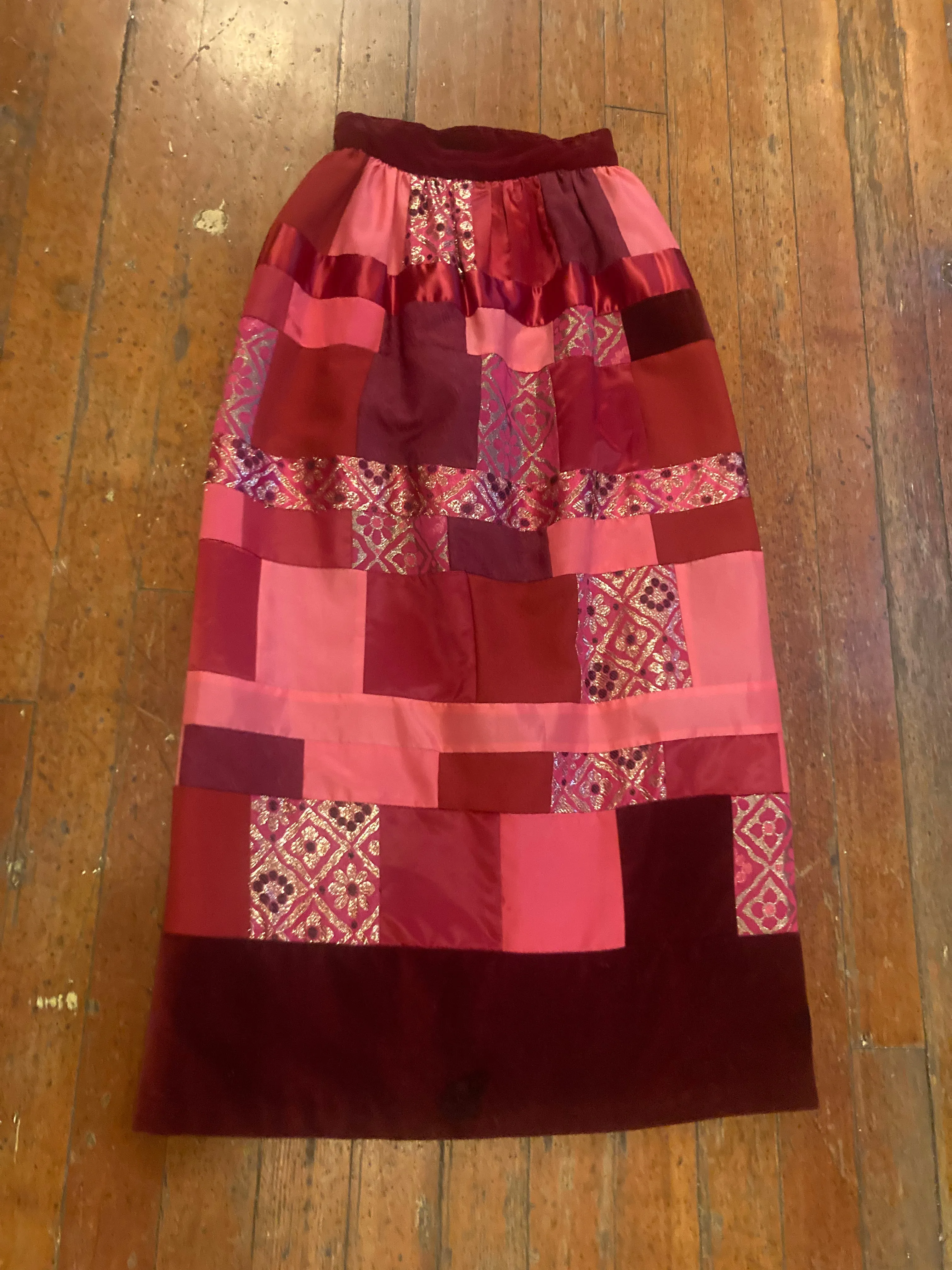 Jean Blanchette Patchwork Skirt