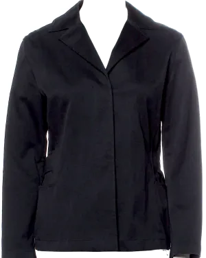 Jil Sander Vintage Black Fabric Blend 2000's Collection Coat/Blazer