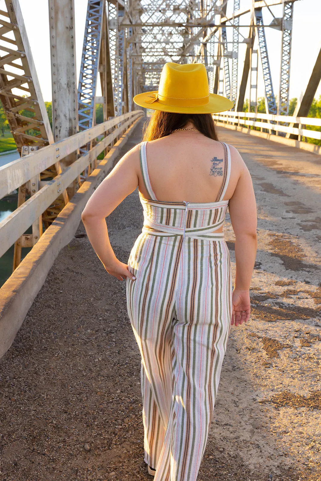 Katrina Striped Jumpsuit