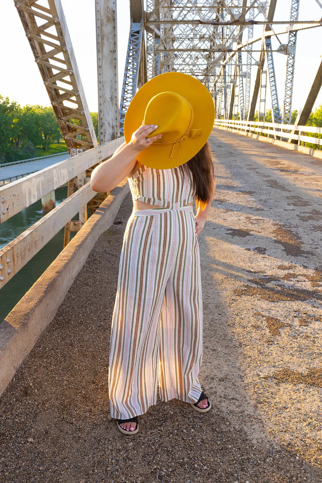 Katrina Striped Jumpsuit