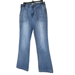 Kensie Jeans Vintage Luxe High Waist Big Pockets Siuze  Large