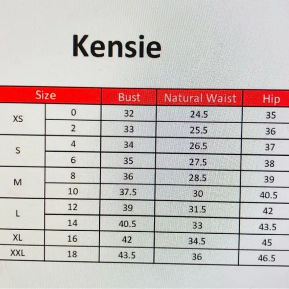 Kensie Jeans Vintage Luxe High Waist Big Pockets Siuze  Large