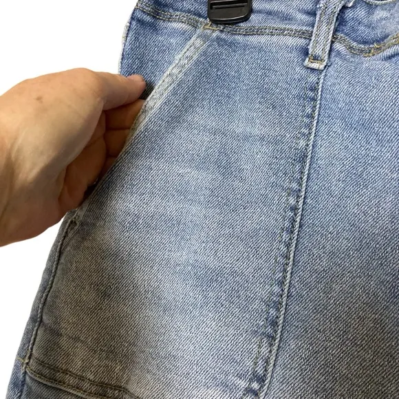 Kensie Jeans Vintage Luxe High Waist Big Pockets Siuze  Large