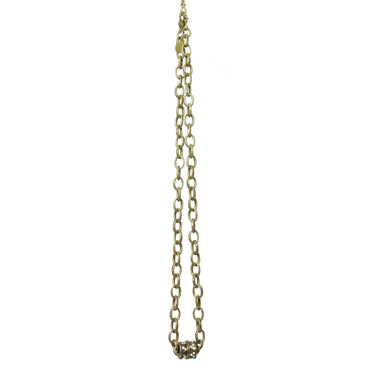 Kirks Folly Brass tone Small Oval Link Interchangeable Necklace