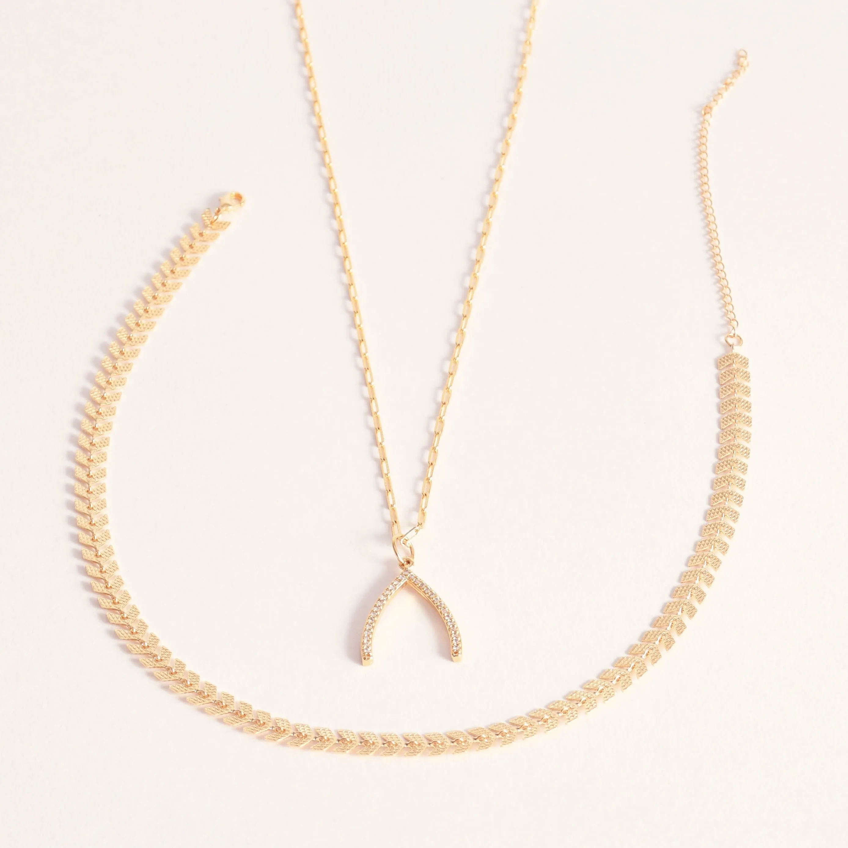 Leafly Wishbone Set