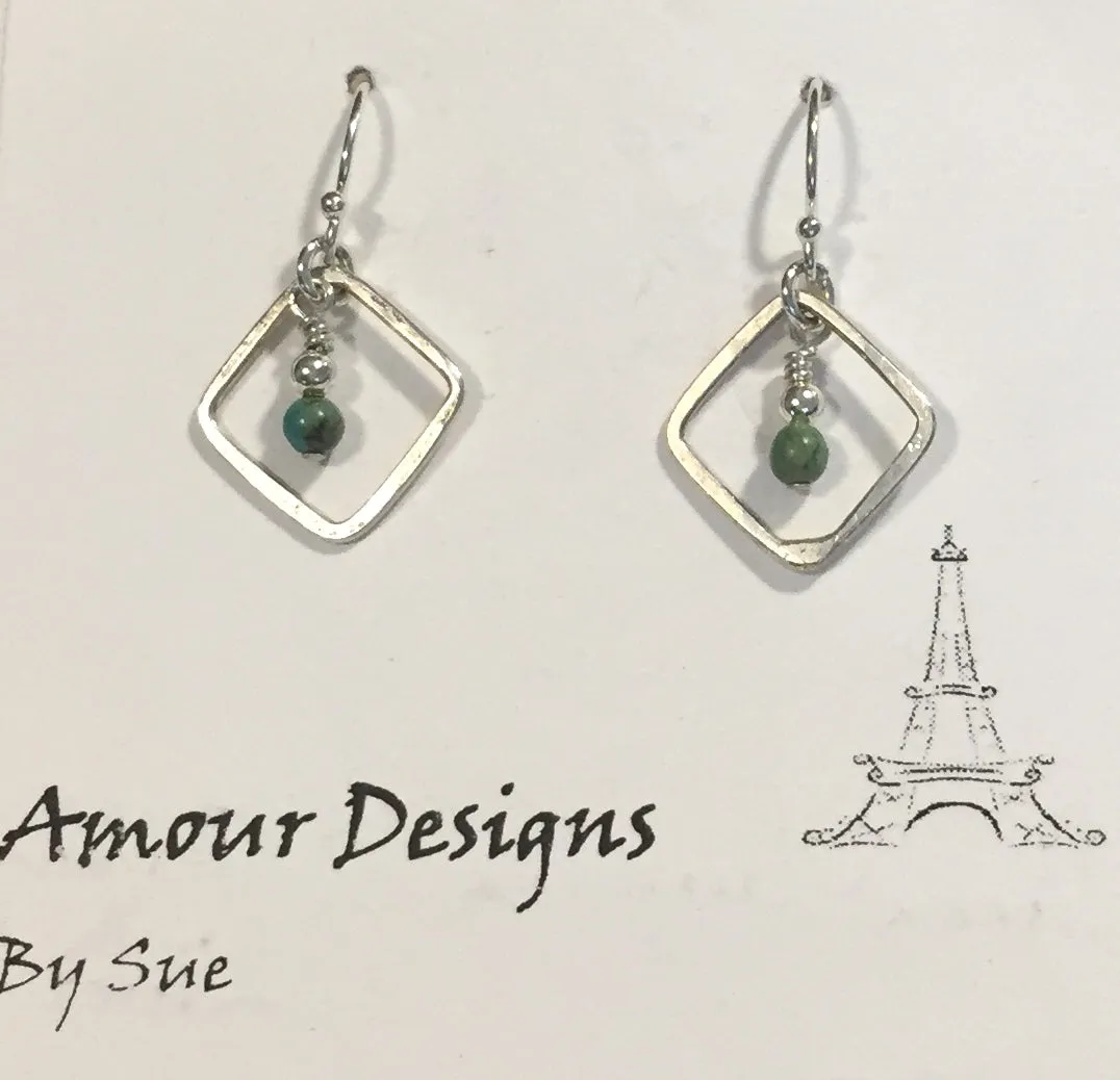Lil Lilly's Turquoise Earrings