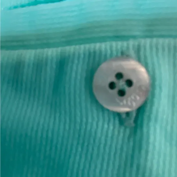 Lilly Pulitzer Vintage White Label Lobster and Daisy Teal Skirt Sz 0