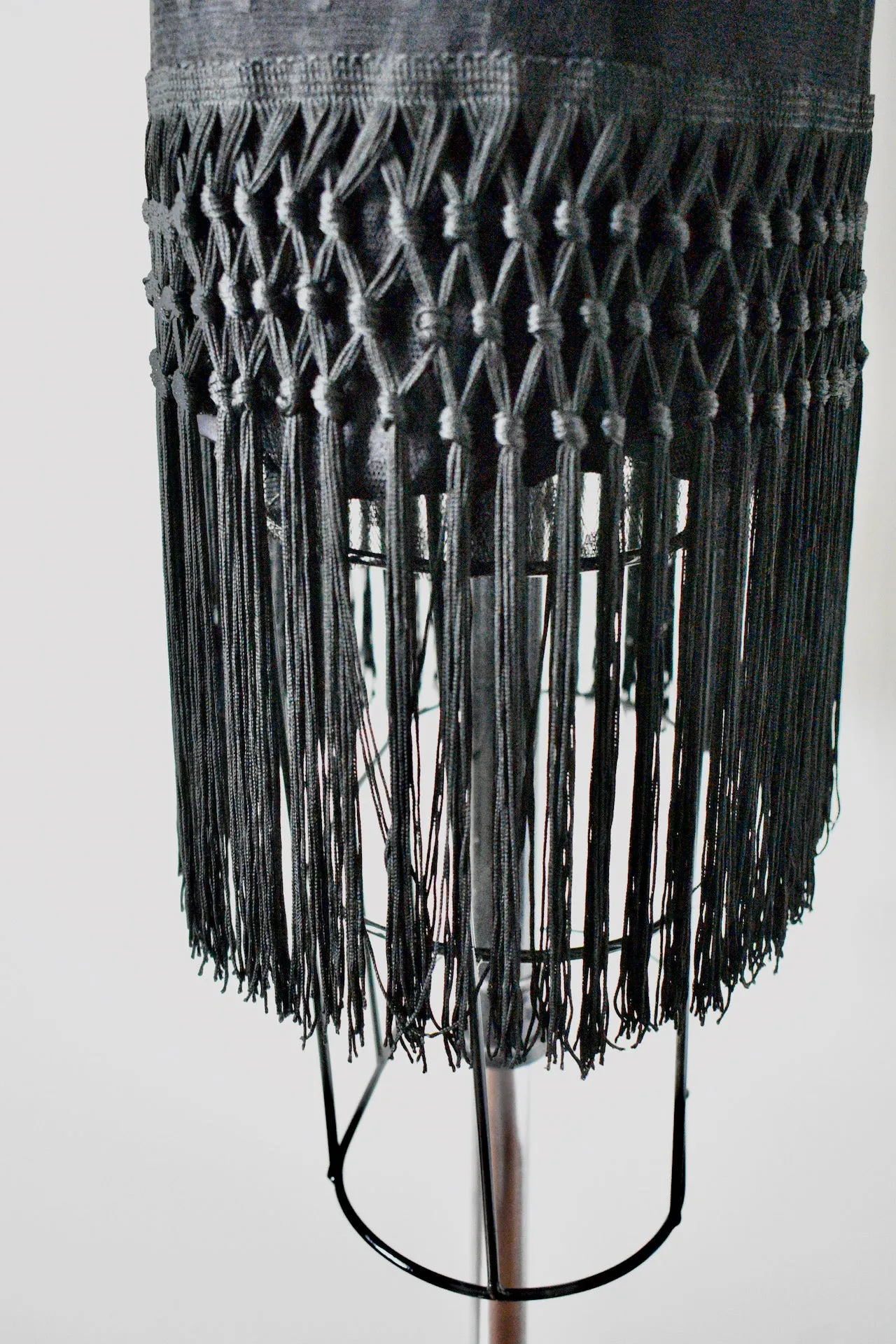 Little Black Skirt With Fringe By Dolce and Gabbana