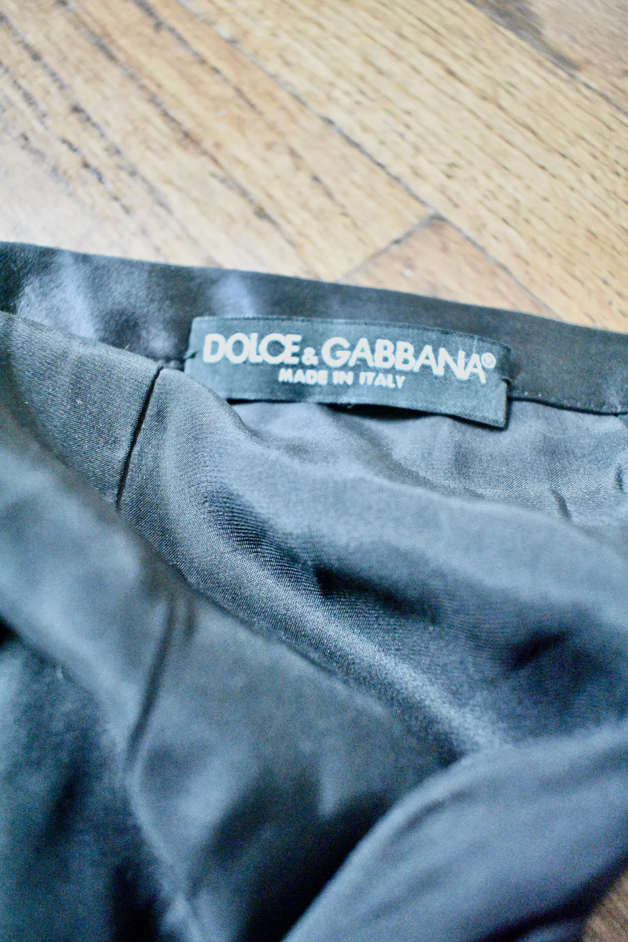Little Black Skirt With Fringe By Dolce and Gabbana