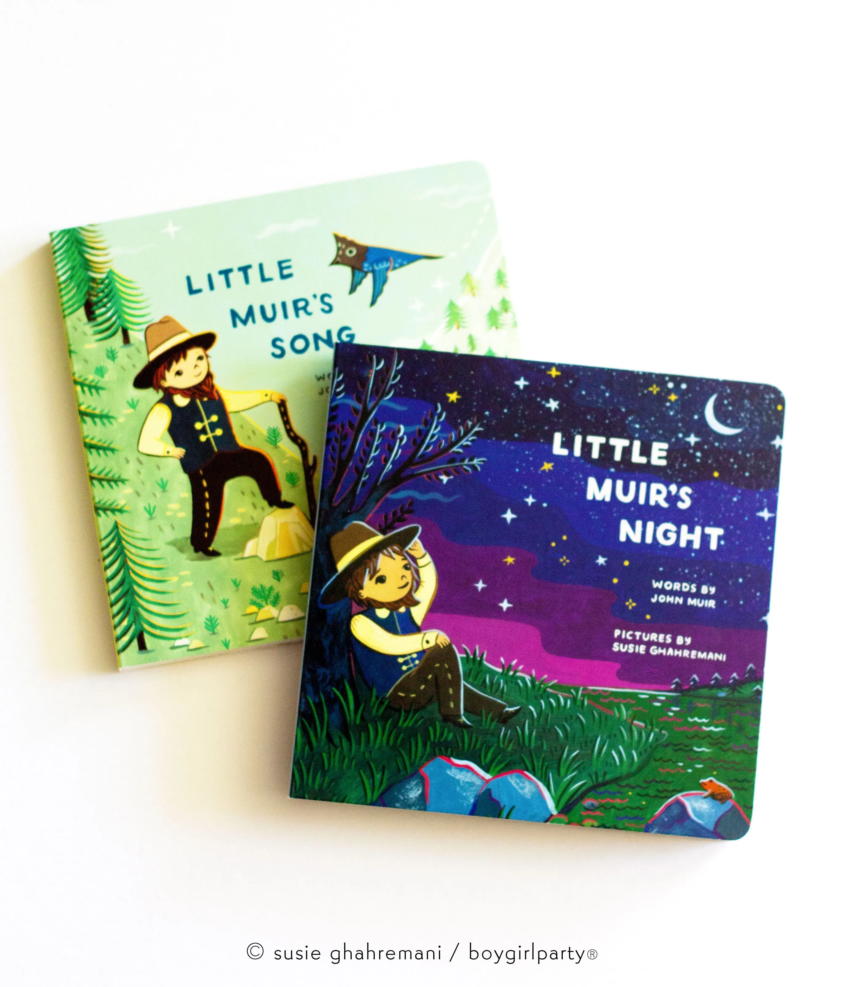 Little Muir's Song -- Children's Picture Board Book by John Muir, illustrated by Susie Ghahremani
