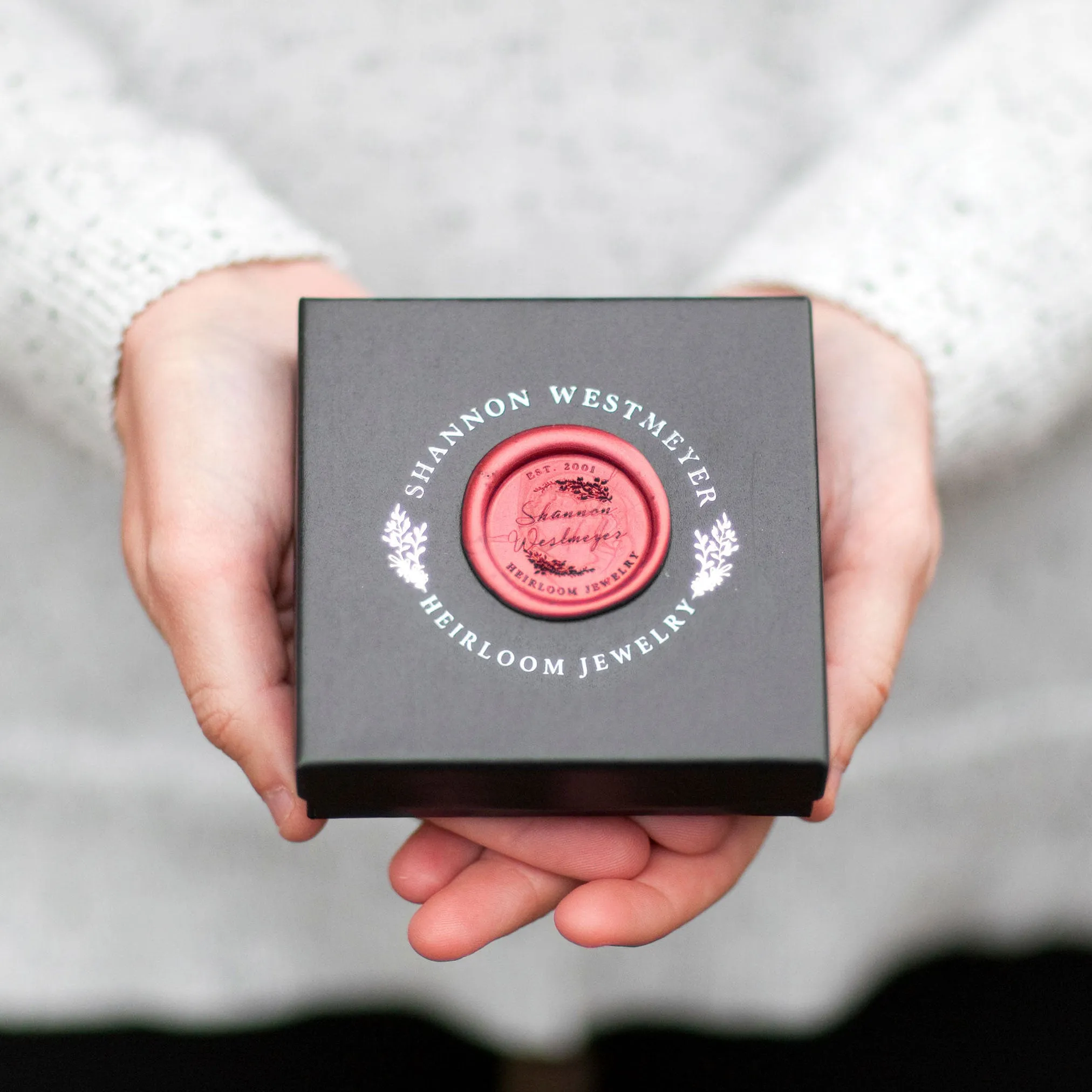 Lost Child Memorial Wax Seal Necklace | Forget Me Not Keepsake