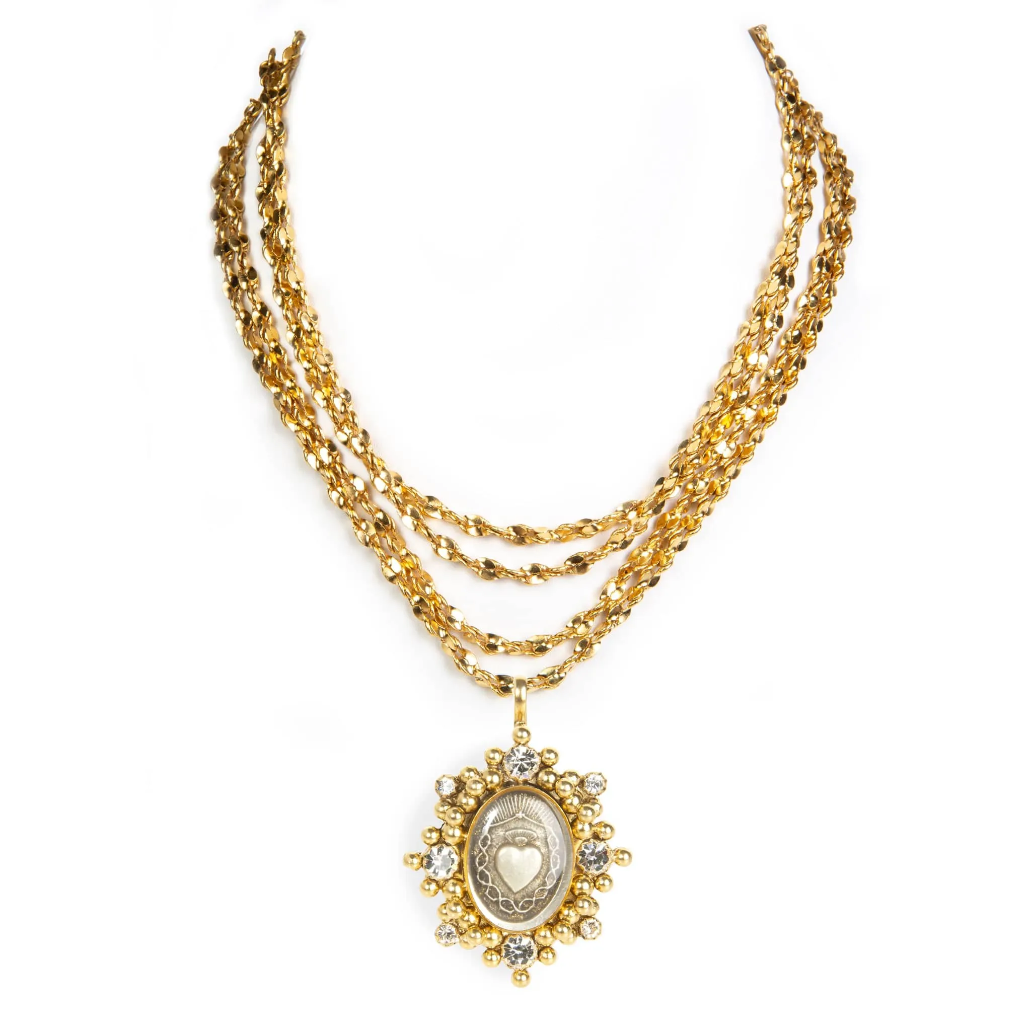 Love Chain Choker with All  Medallions