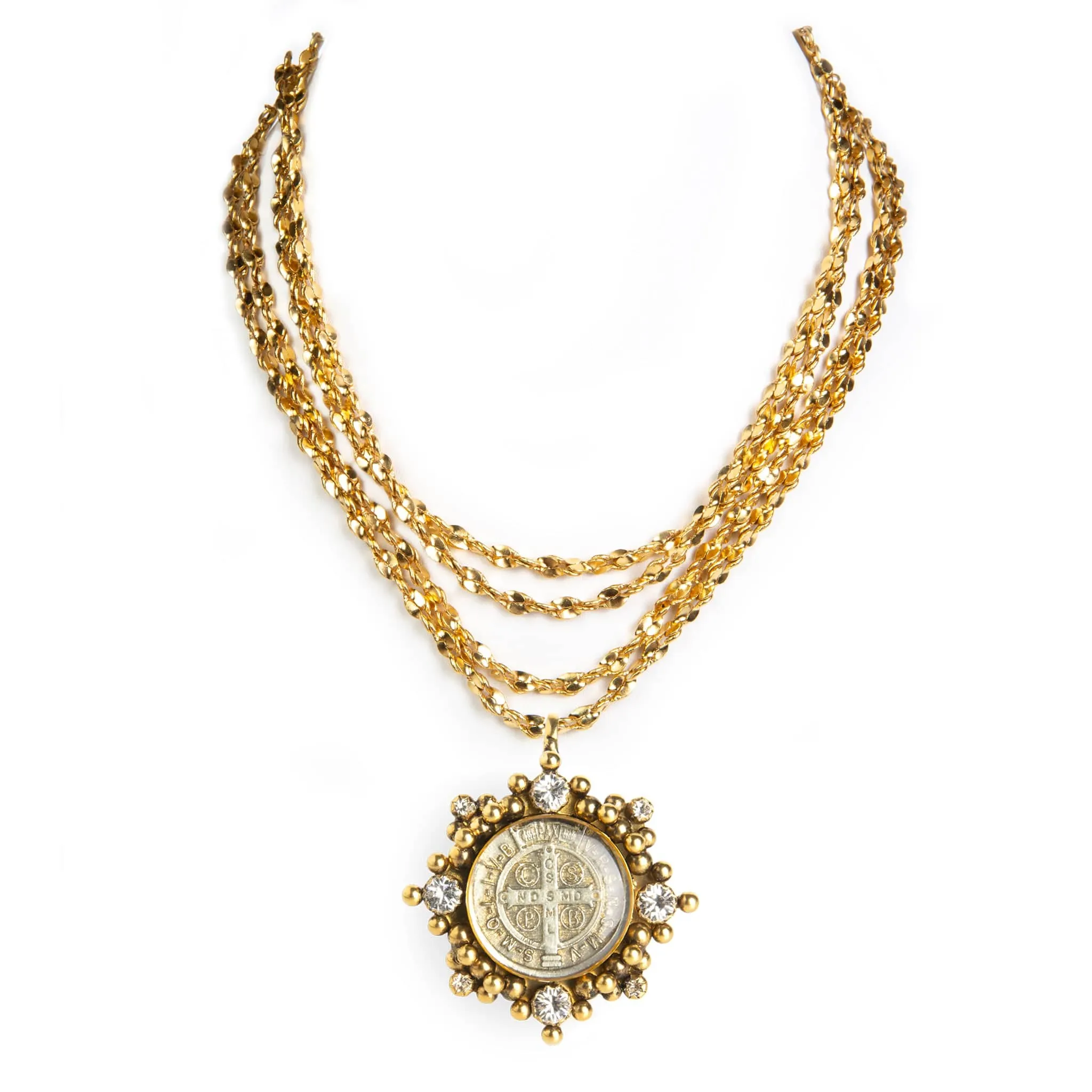 Love Chain Choker with All  Medallions