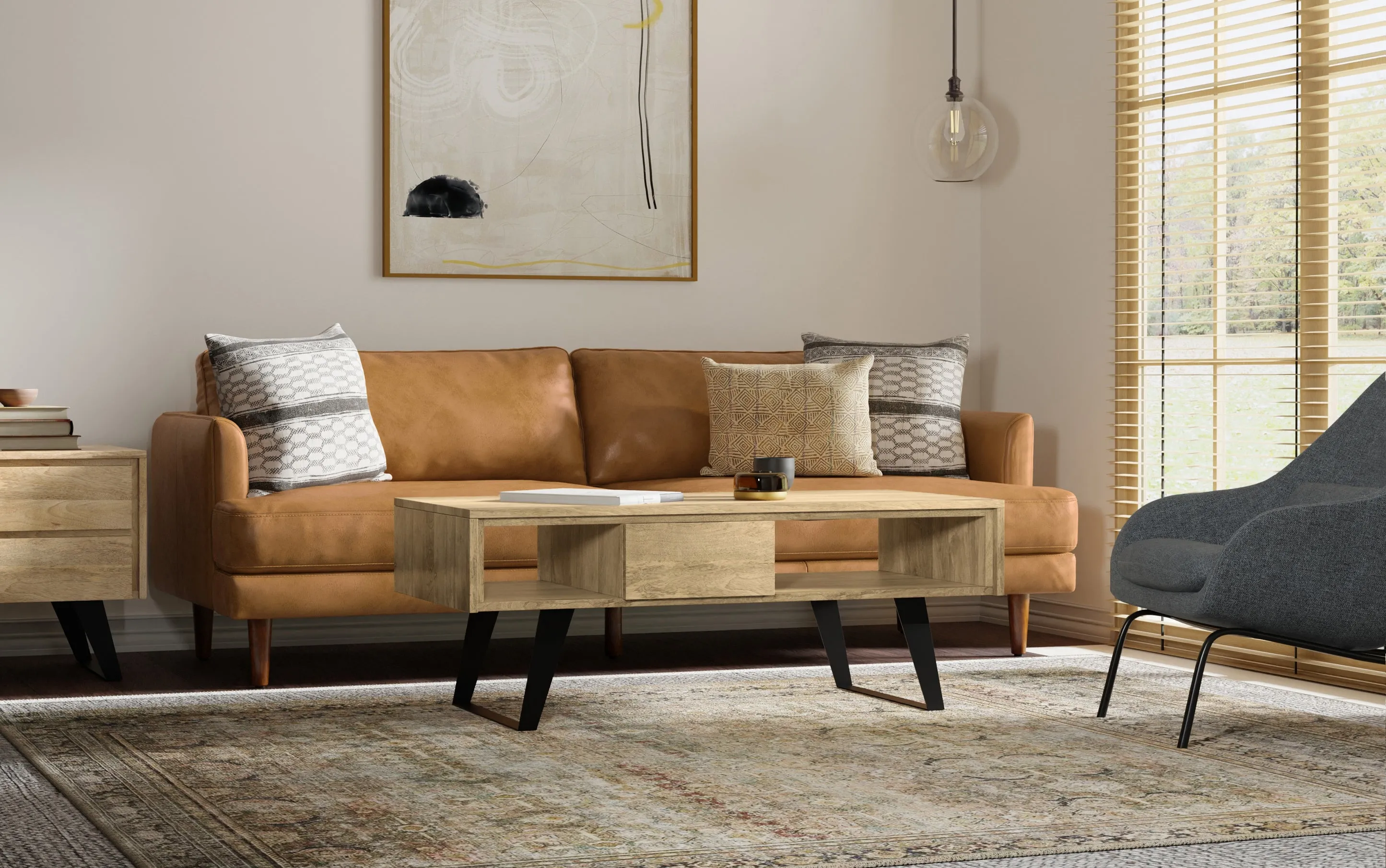 Lowry Coffee Table in Mango
