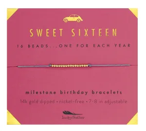 Milestone Birthday Bracelet - Sweet Sixteen
