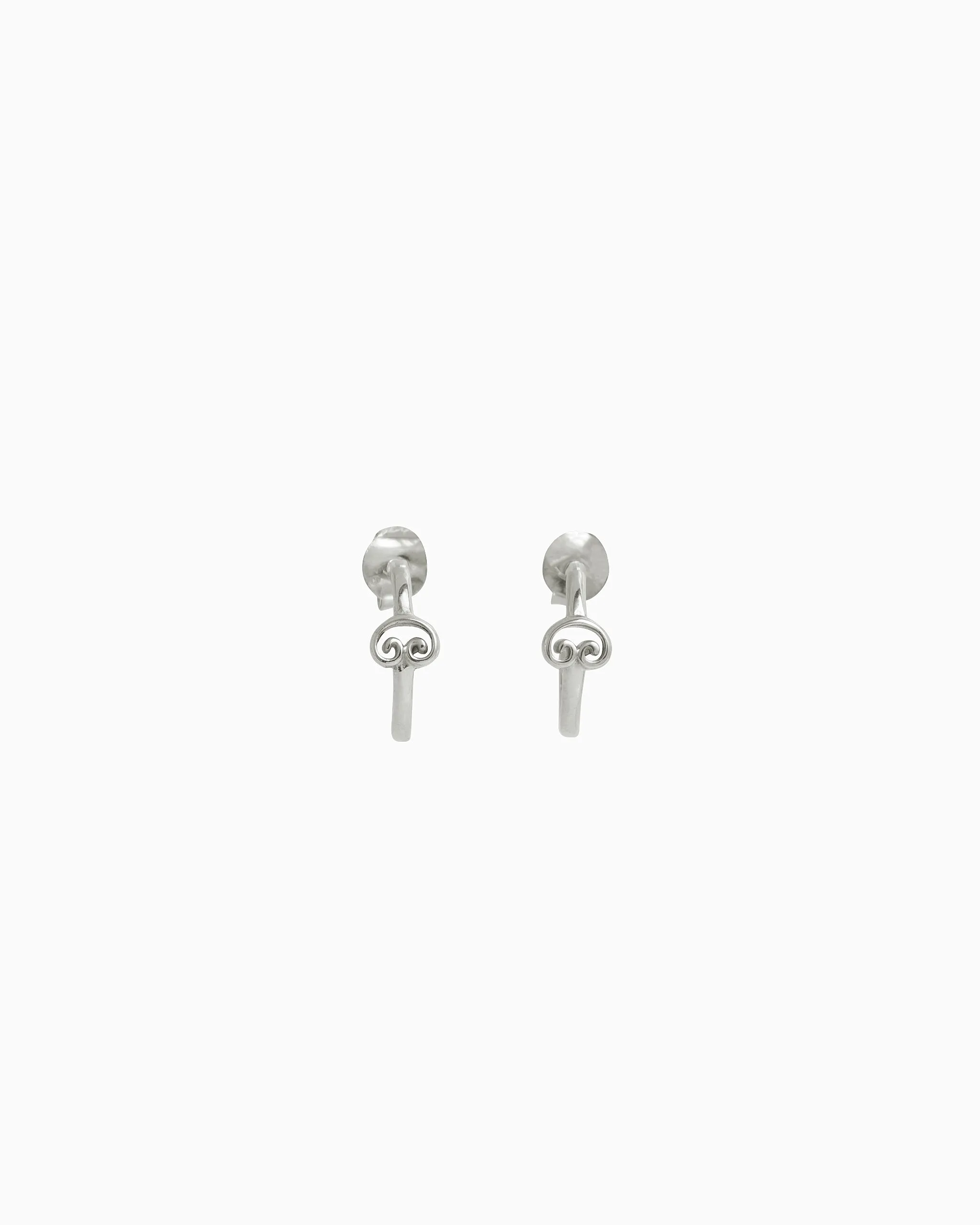 Mini Petroglyph Hoop Earrings